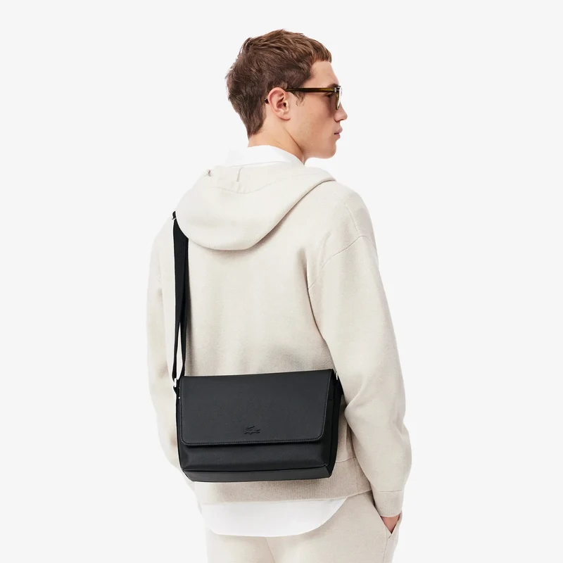 Lacoste Sacoche rabat Men S Classic Homme Noir