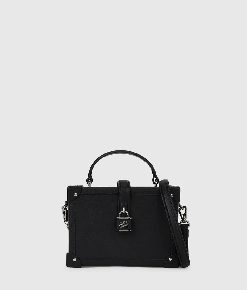 Karl Lagerfeld Sac à main avec cadenas K/Autograph Noir/ Nickel