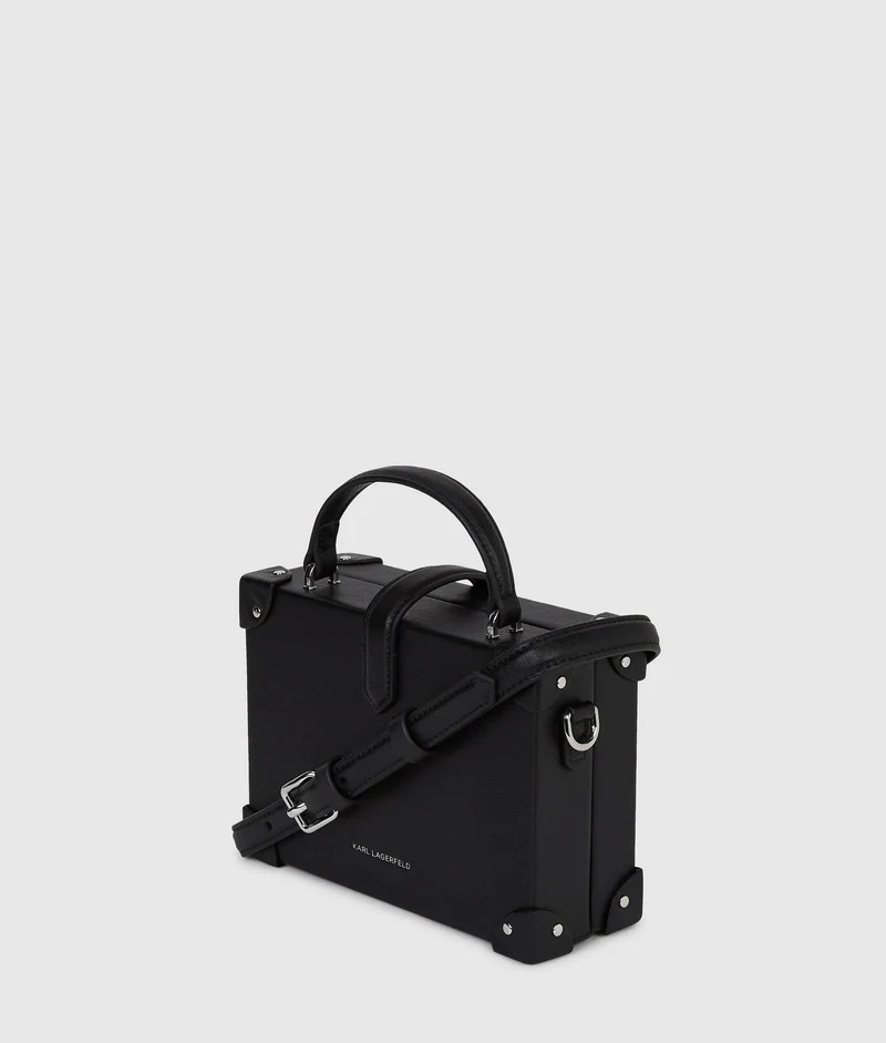 Karl Lagerfeld Sac à main avec cadenas K/Autograph Noir/ Nickel