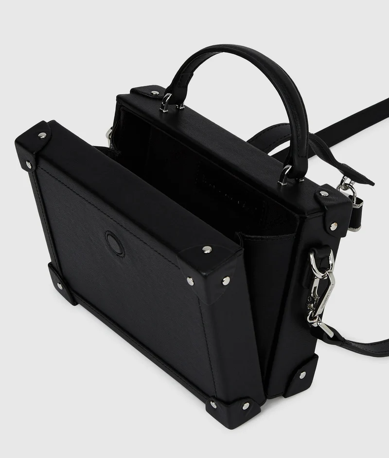 Karl Lagerfeld Sac à main avec cadenas K/Autograph Noir/ Nickel