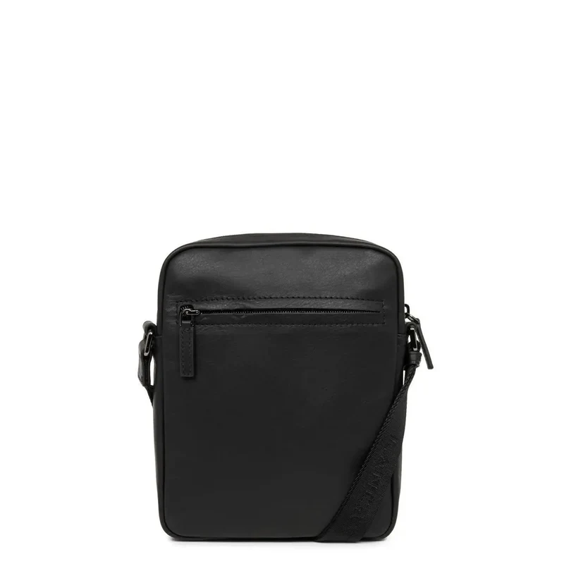 Lancaster Sacoche cuir de vachette SOFT VINTAGE Noir