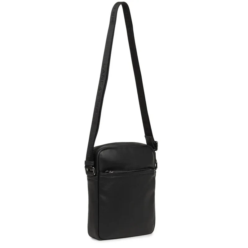 Lancaster Sacoche cuir de vachette SOFT VINTAGE Noir