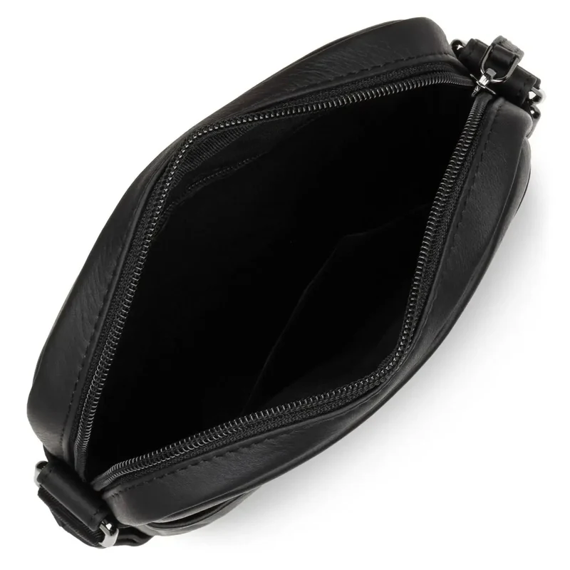 Lancaster Sacoche cuir de vachette SOFT VINTAGE Noir
