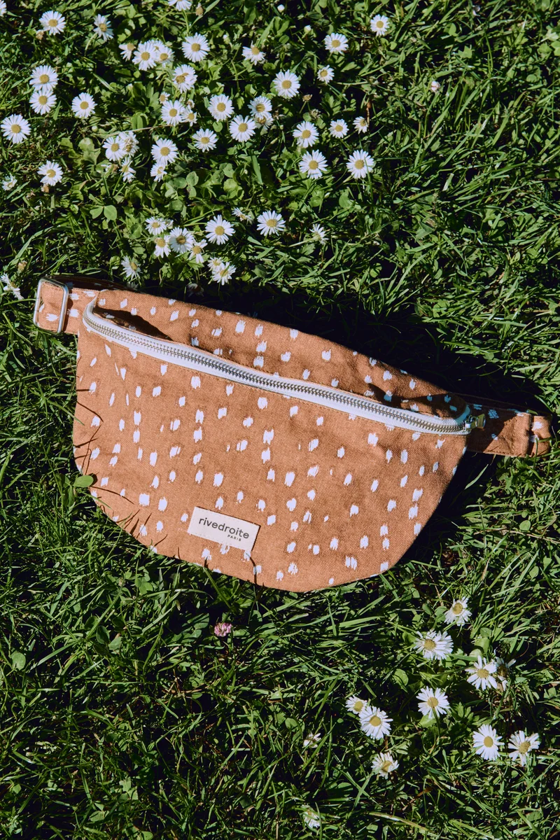 Custine le sac banane - Polycoton recyclé Biche