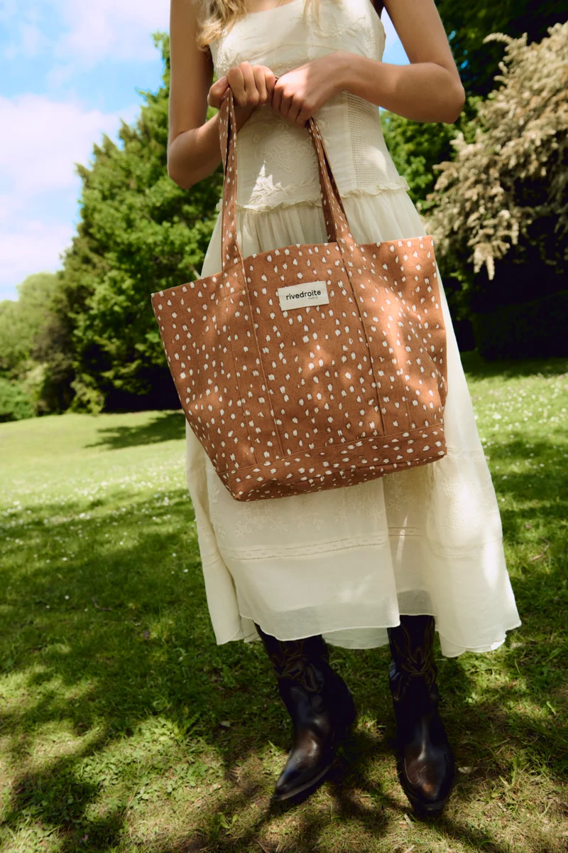 Mini Amelot le sac cabas - Polycoton recyclé Biche