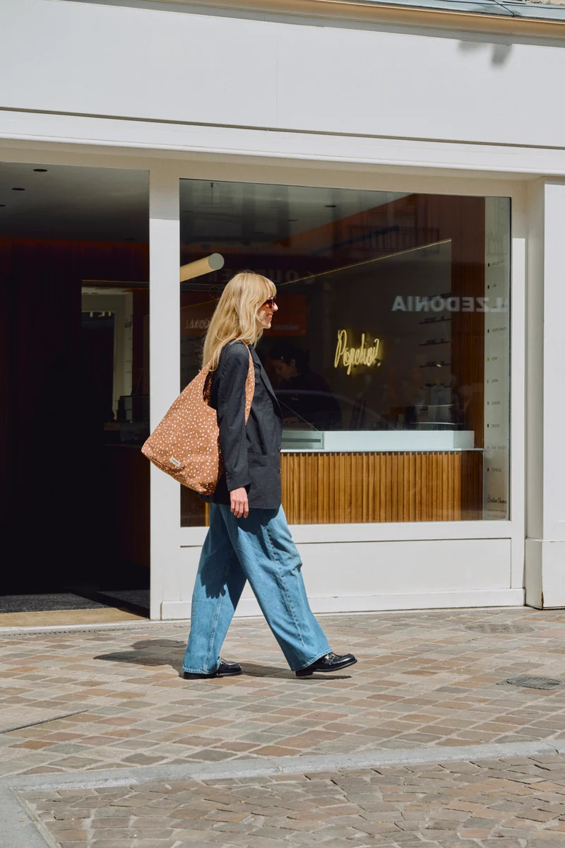 Richelieu le sac hobo - Polycoton Recyclé Biche
