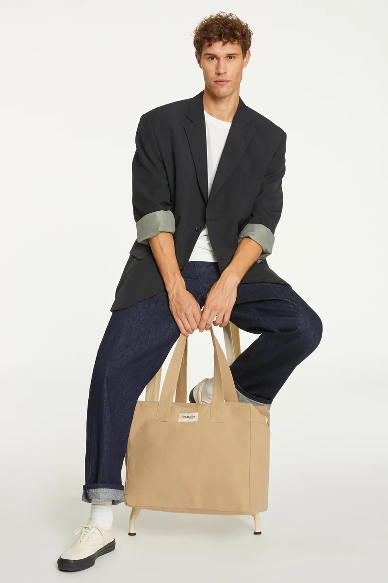Célestins le sac 24 heures - Coton recyclé Beige
