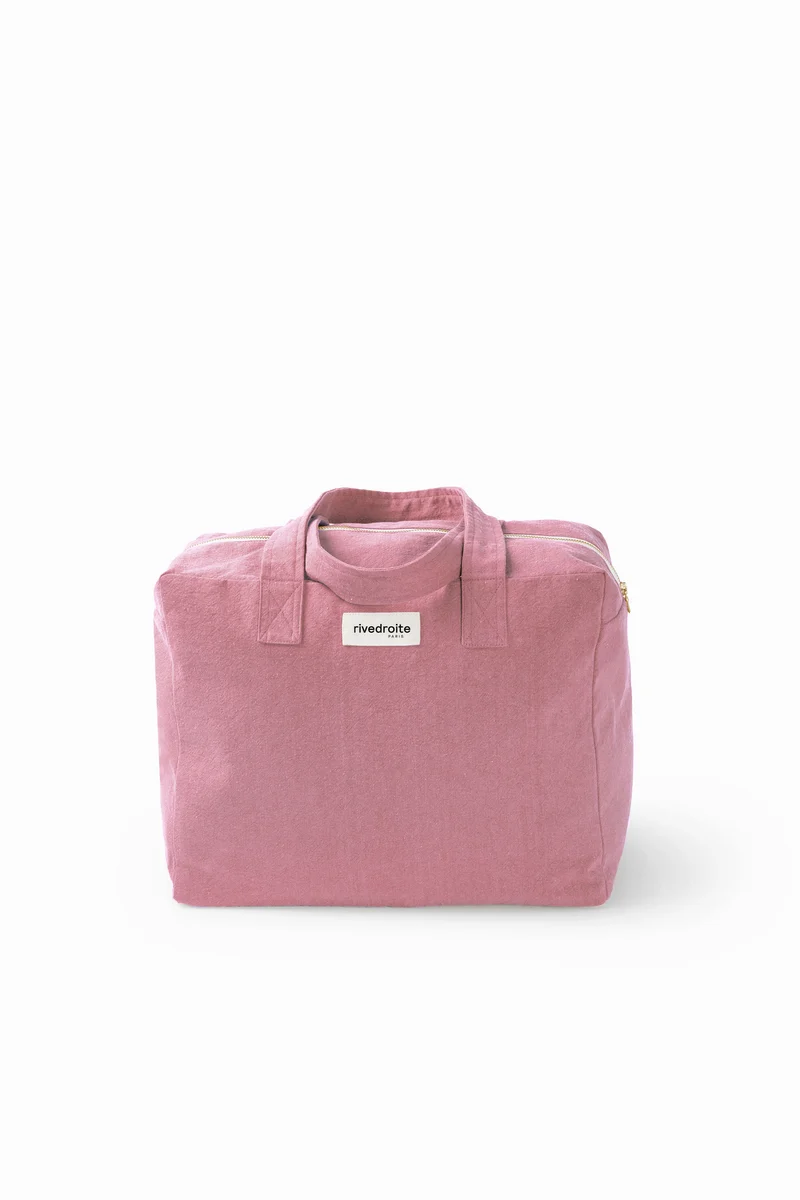 Célestins le sac 24 heures - Coton recyclé Bois de Rose