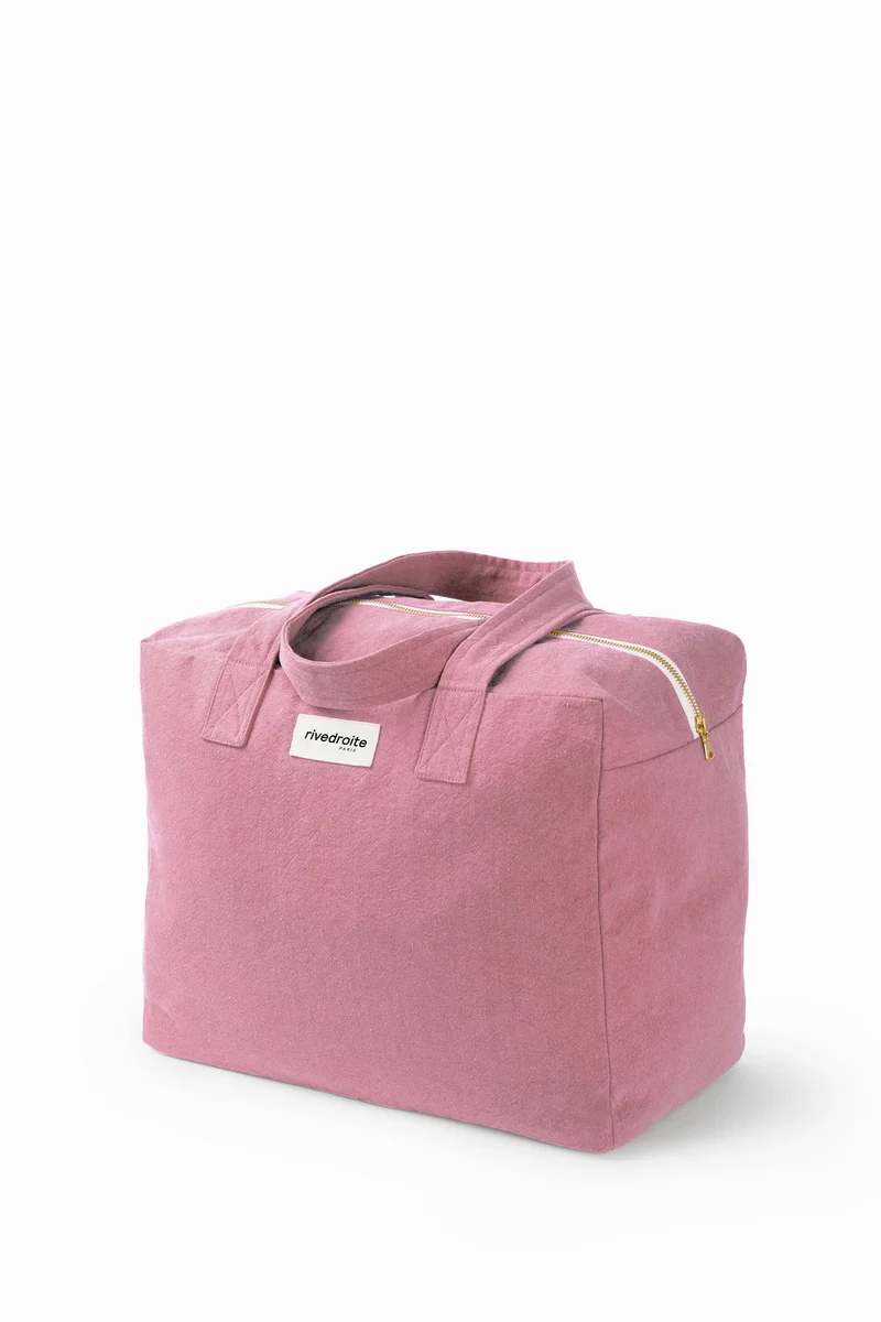 Célestins le sac 24 heures - Coton recyclé Bois de Rose