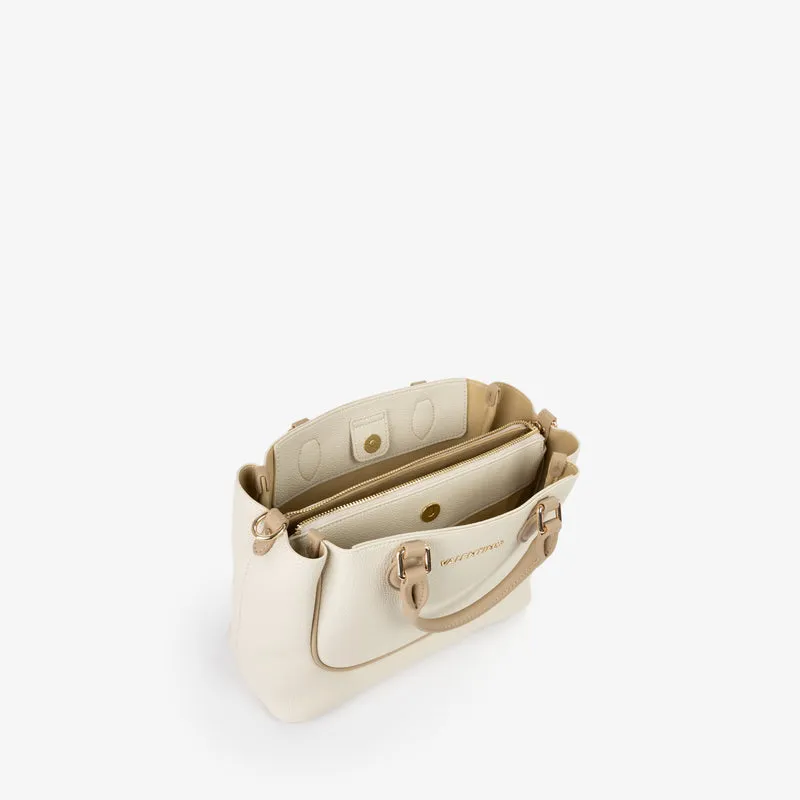 Valentino Sac Cabas Daphne Re Beige Femme Ecru