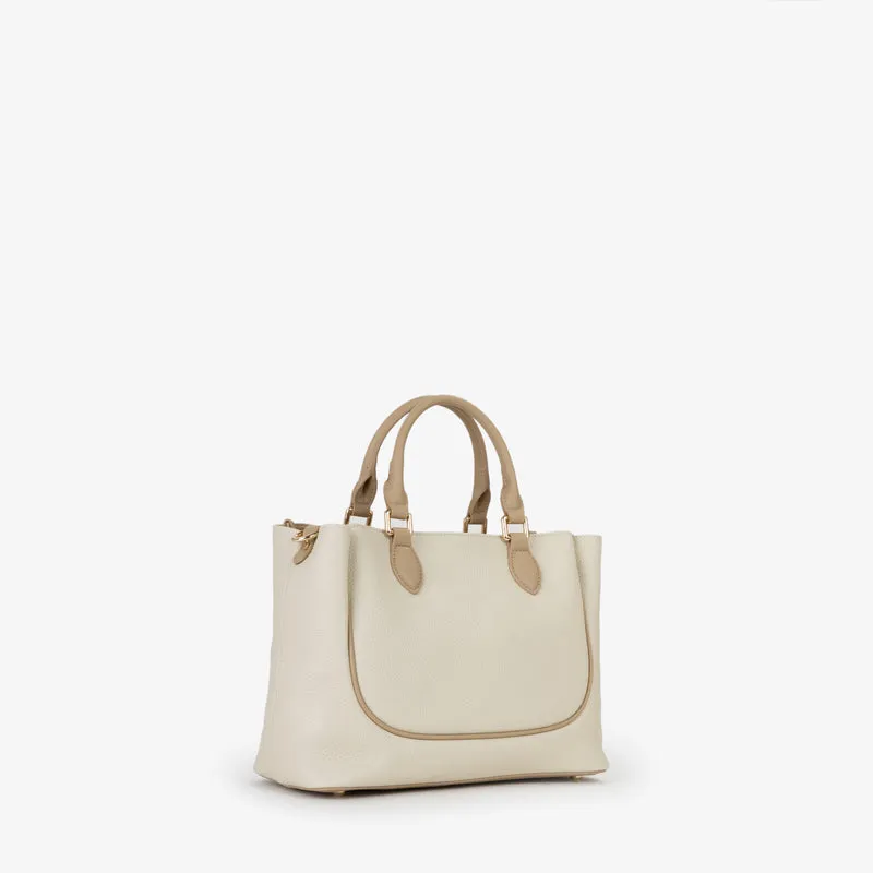 Valentino Sac Cabas Daphne Re Beige Femme Ecru