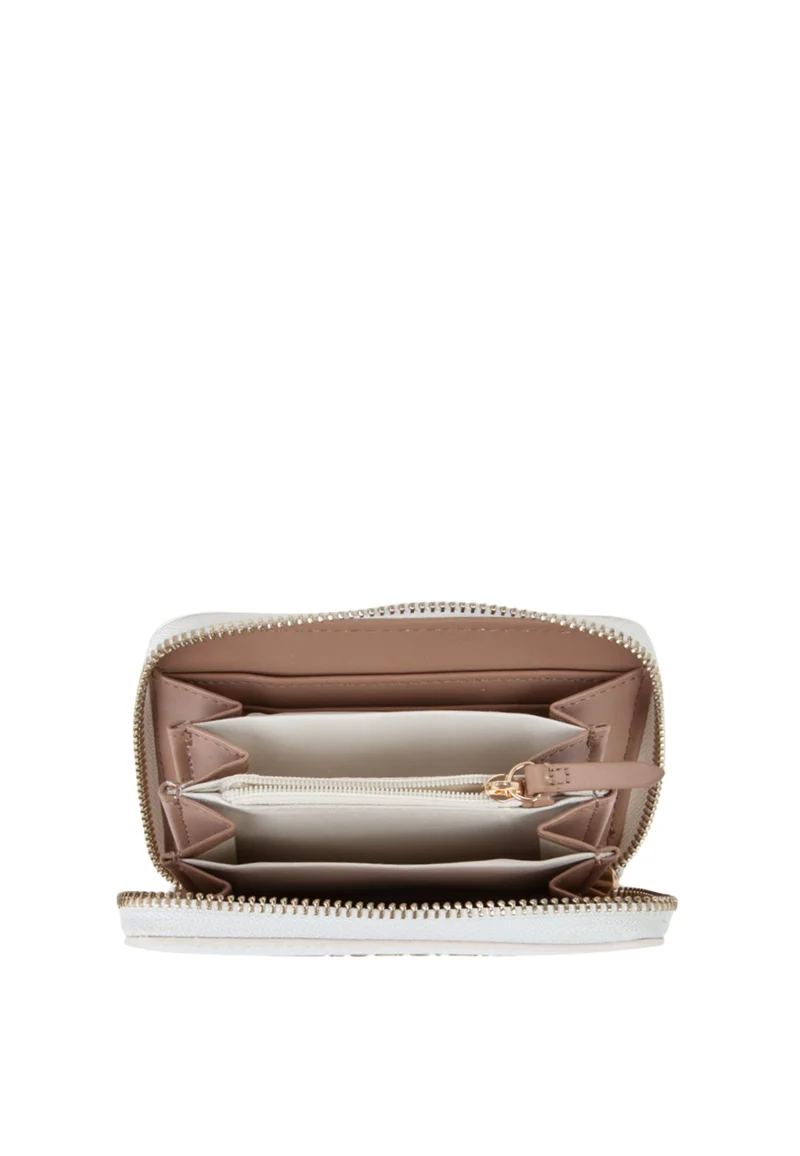 Valentino Portefeuille Alexia Bianco/Cuoio