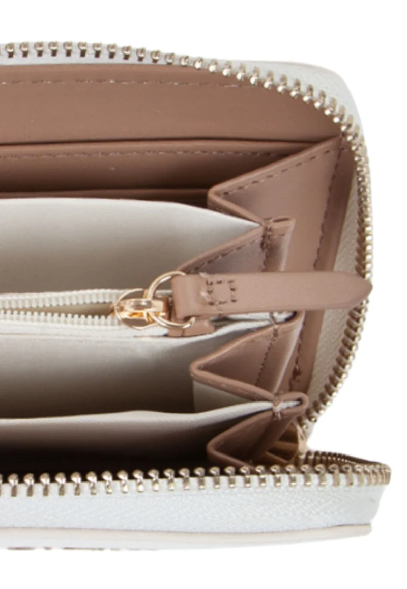 Valentino Portefeuille Alexia Bianco/Cuoio