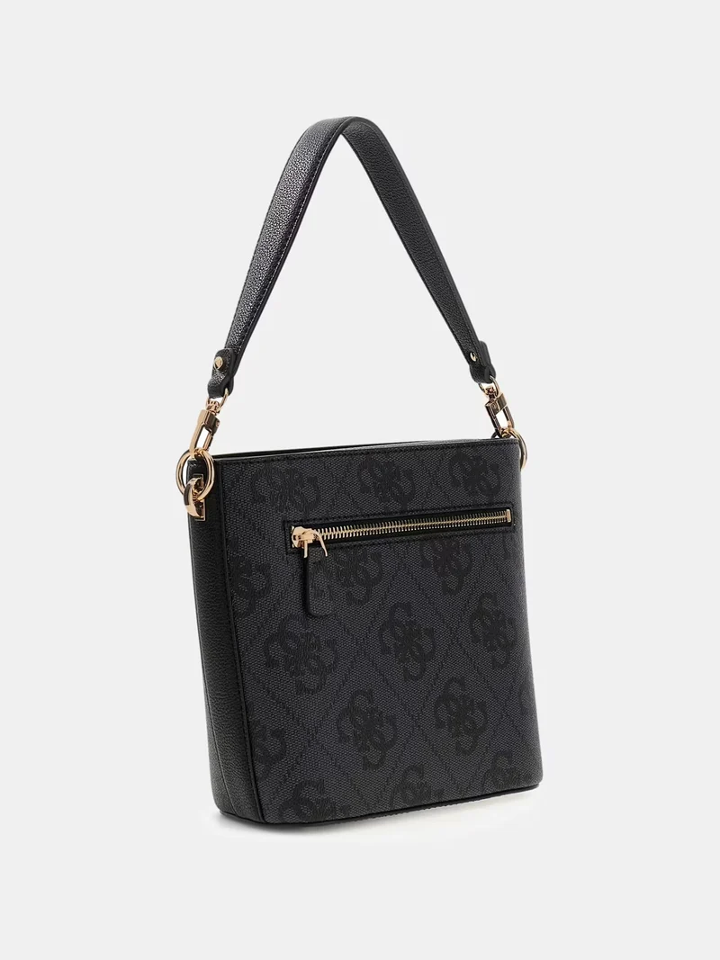 Guess Sacs à main Karnilla Logo Bucket Coal Logo