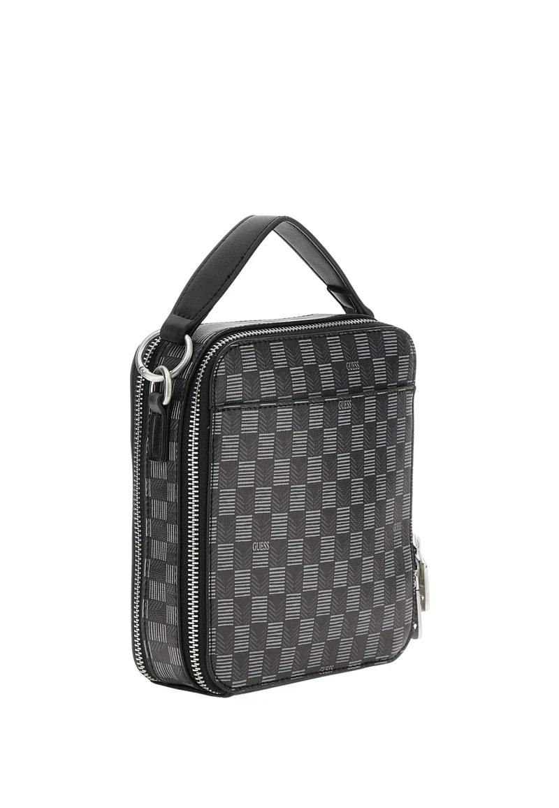Guess Sacoche Torino Medium Bum Ba Black