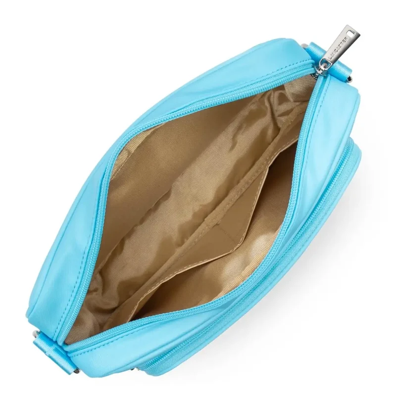 Lancaster Sac trotteur Zippé L Basic Vita Bleu Atoll