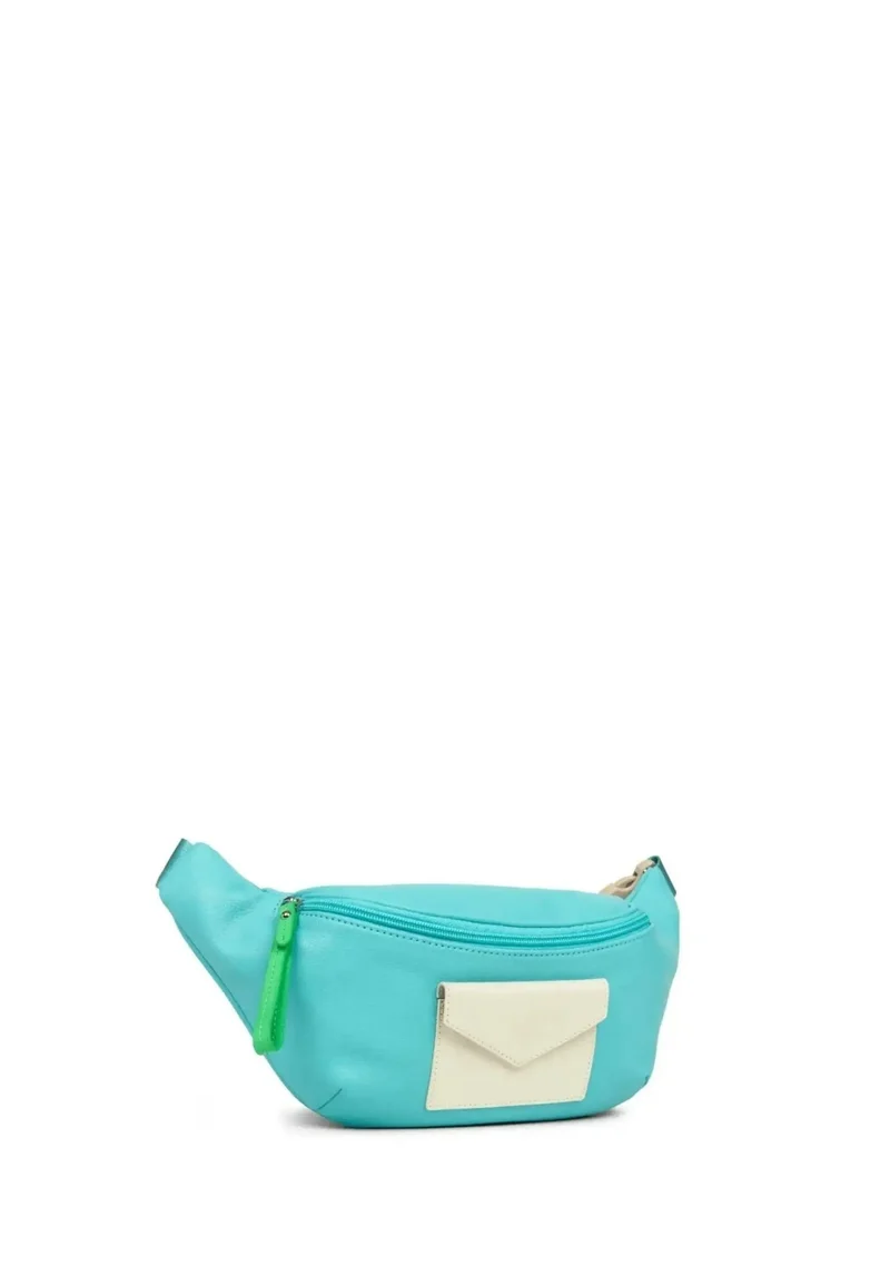 Lancaster SAC BANANE MAYA Lagon - Ivoire - Vert eco