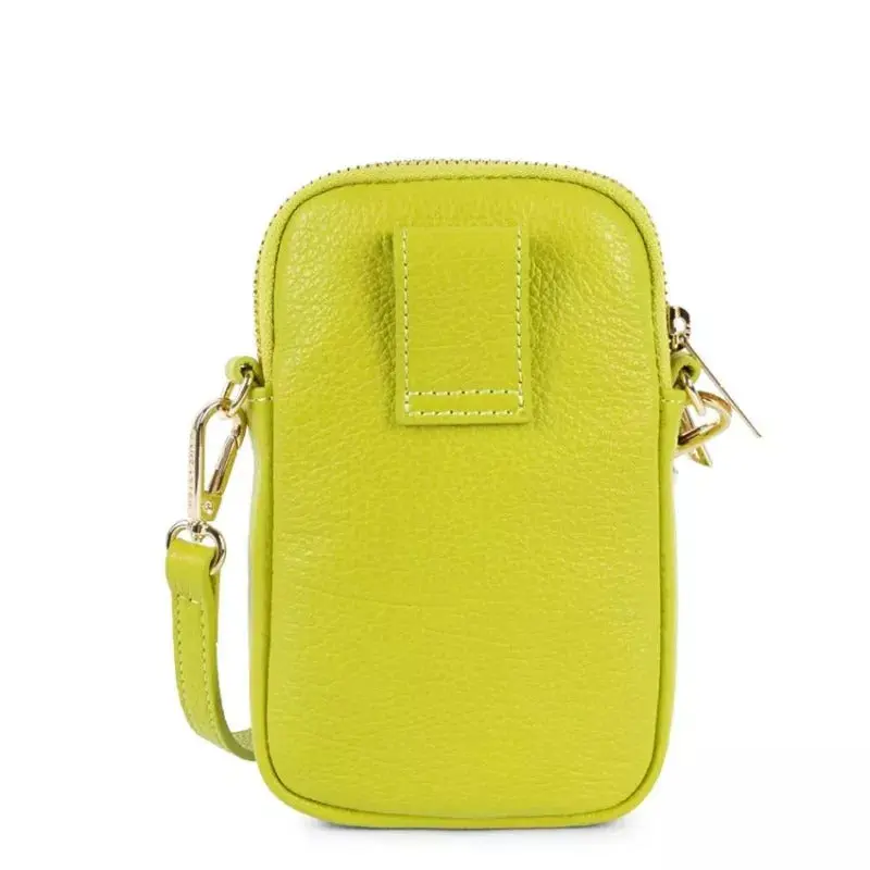 Lancaster Pochette smartphone Zippé Dune Céleri
