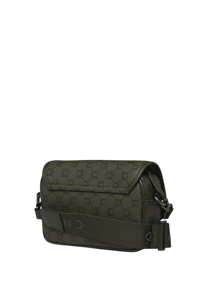 Chabrand Mini-Sacoche Toile Enduite Cuir - Olive