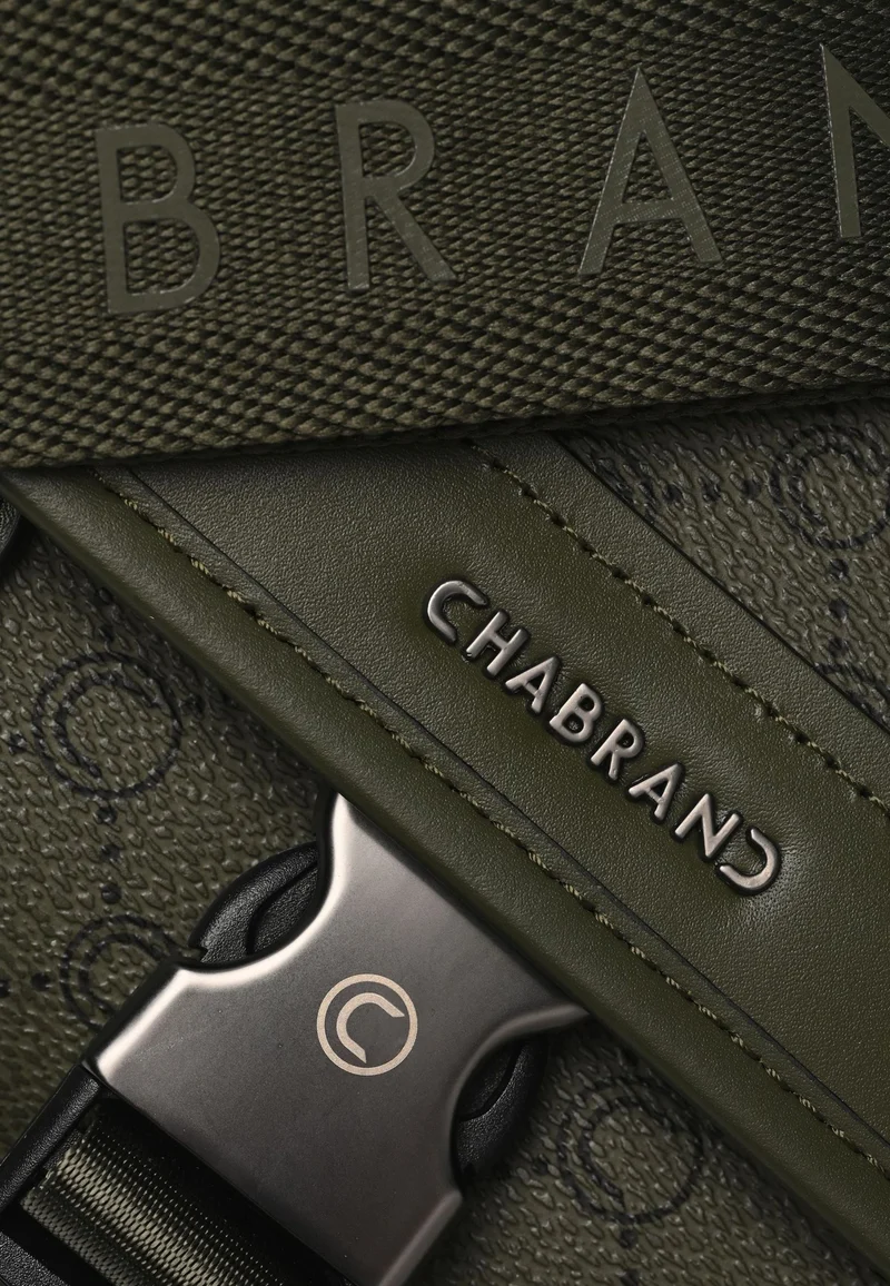 Chabrand Mini-Sacoche Toile Enduite Cuir - Olive