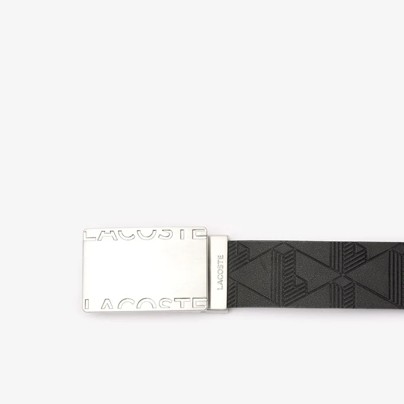 Lacoste Coffret Ceinture+2 Boucles 110 cm Noir