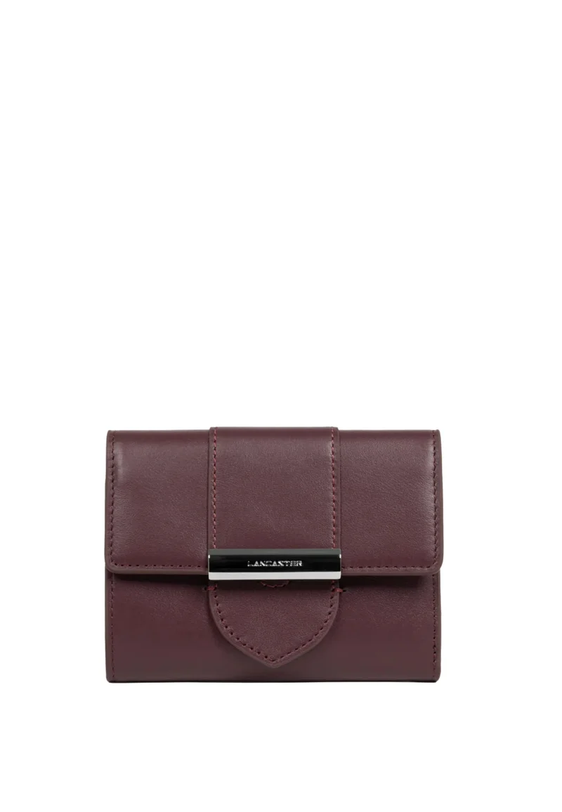 Lancaster Portefeuille A rabat avec fermoir Paris Ily Bordeaux