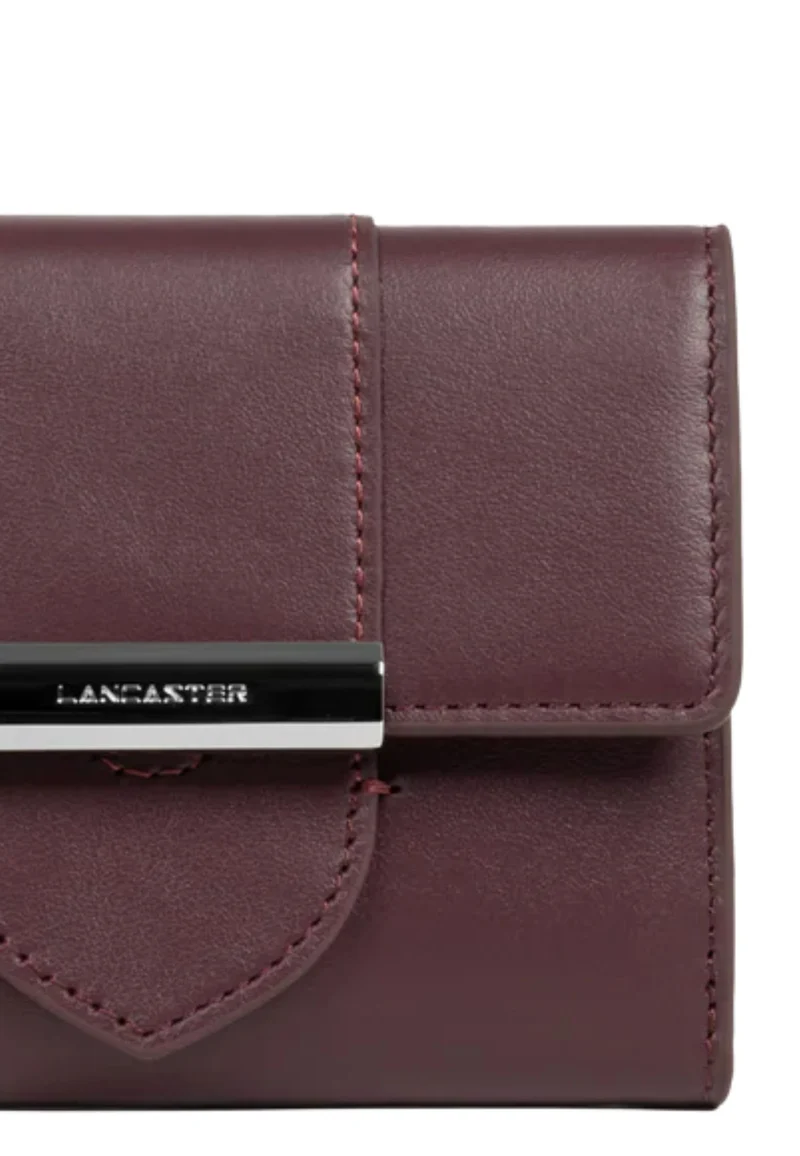 Lancaster Portefeuille A rabat avec fermoir Paris Ily Bordeaux