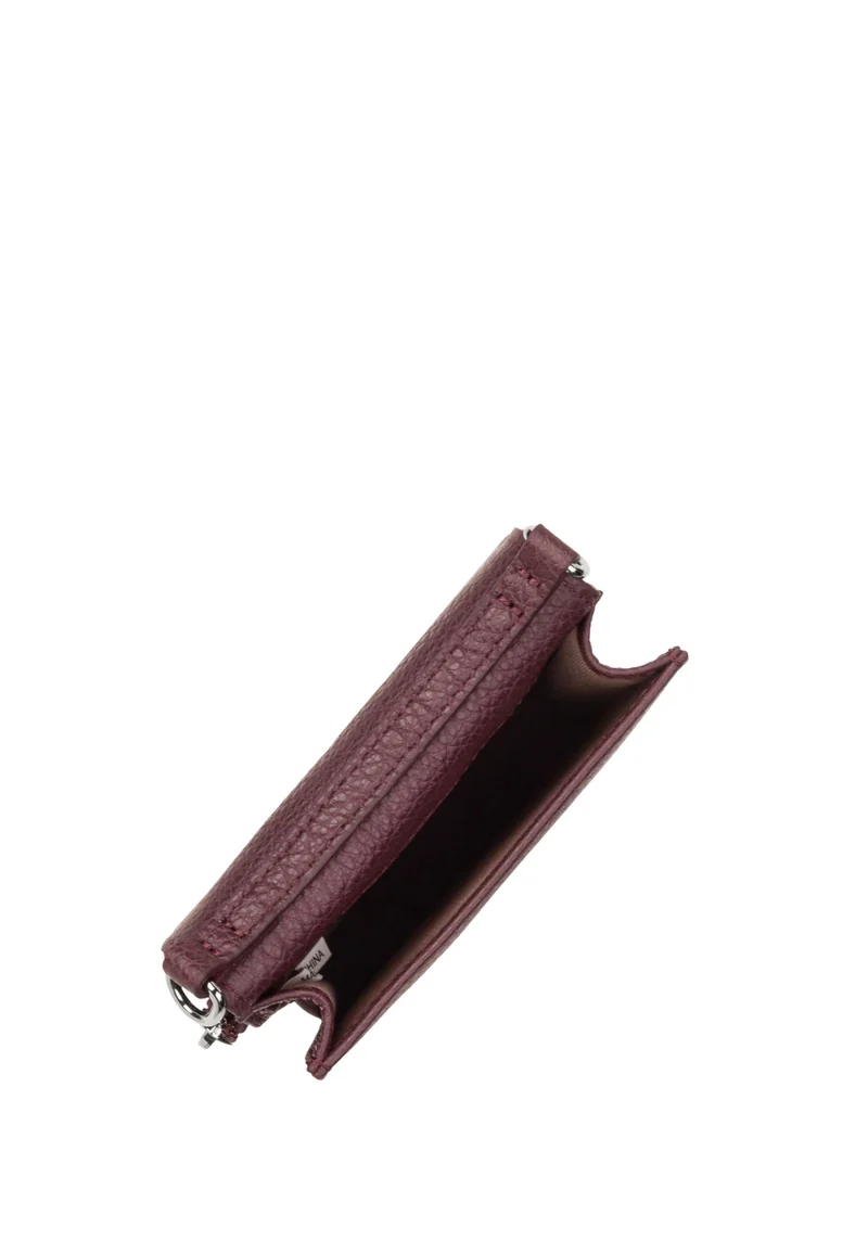 Lancaster Pochette smartphone A rabat avec pression Foulonné PM Bordeaux