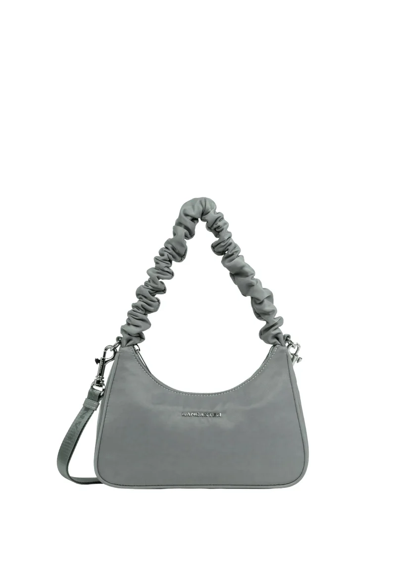 Lancaster Sac besace Zippé S Basic Chouchou Gris Ciment