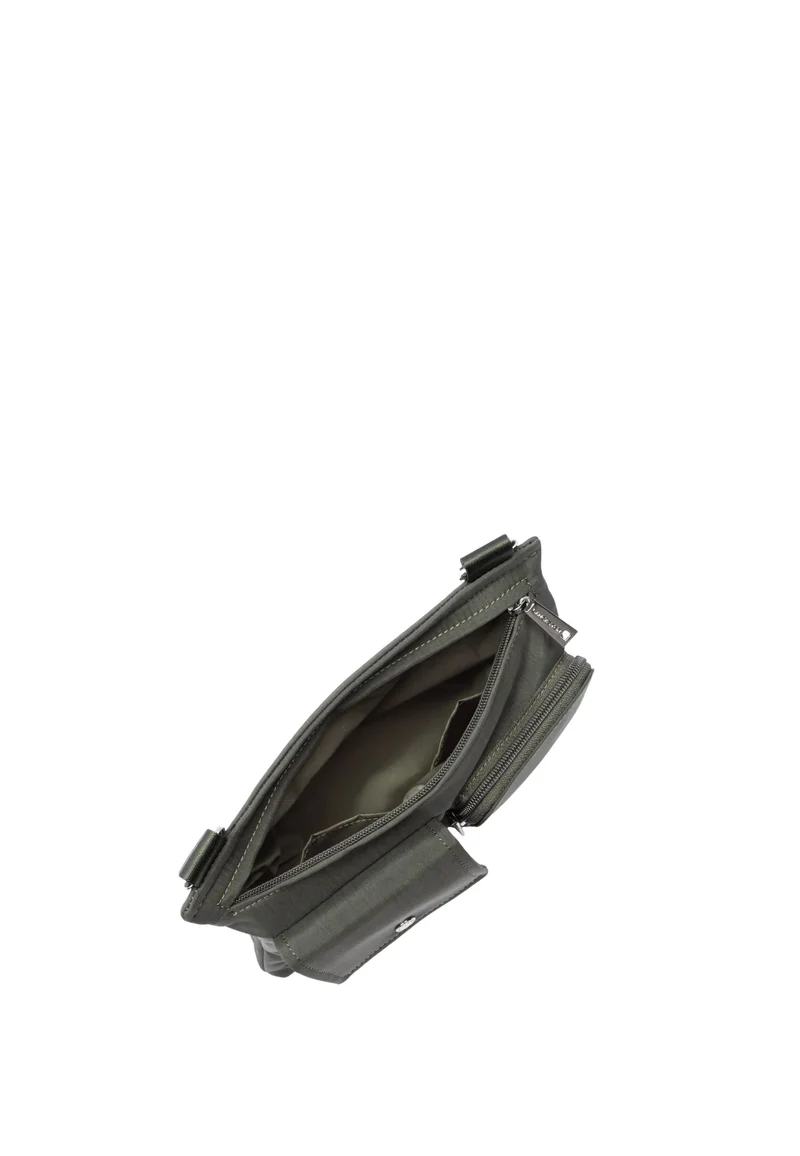 Lancaster Pochette Zippé Basic Pocket Kaki Foncé