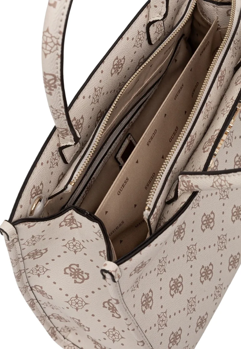 Guess Sac Bandoulière Silia Girlfriend Sat Vanilla Logo
