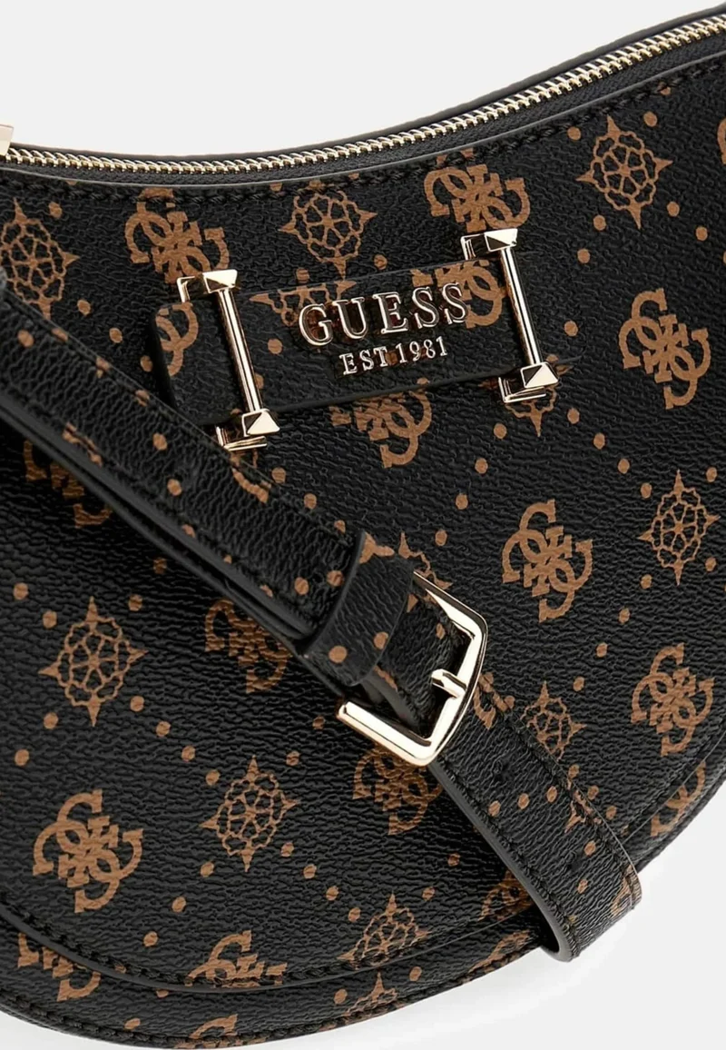 Guess Sac Bandoulière Silia Girlfriend Sat Espresso Logo
