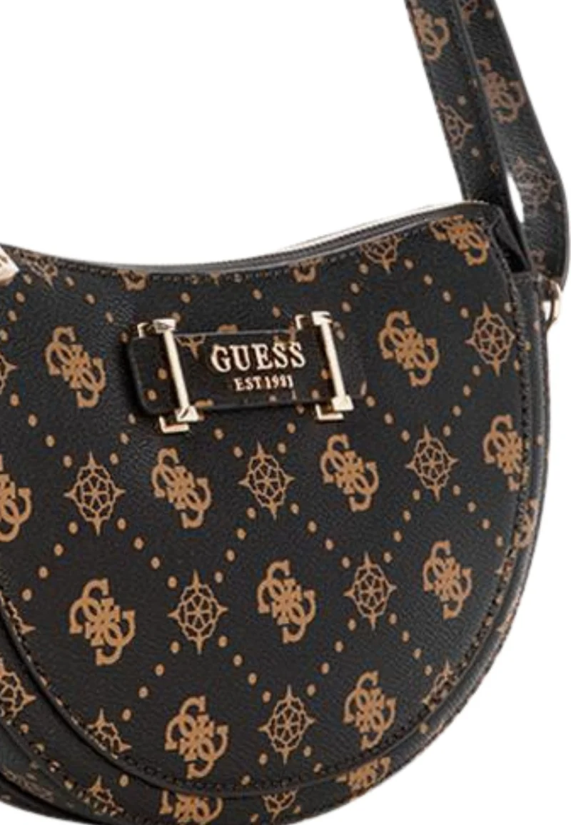 Guess Sac Bandoulière Silia Girlfriend Sat Espresso Logo