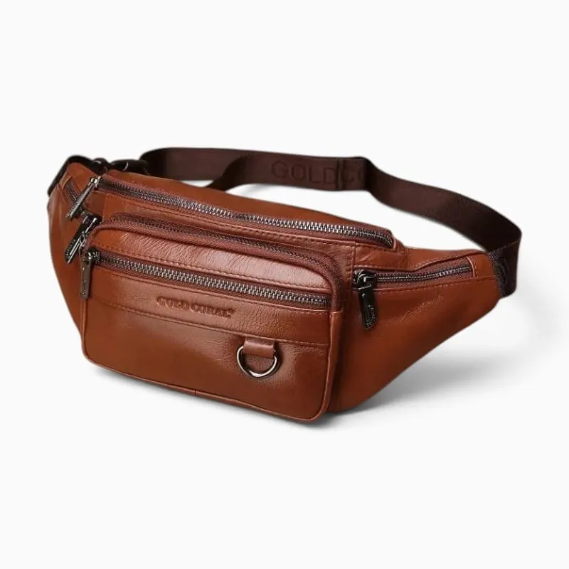 Sac Banane Sacoche Cuir à Bandoulière