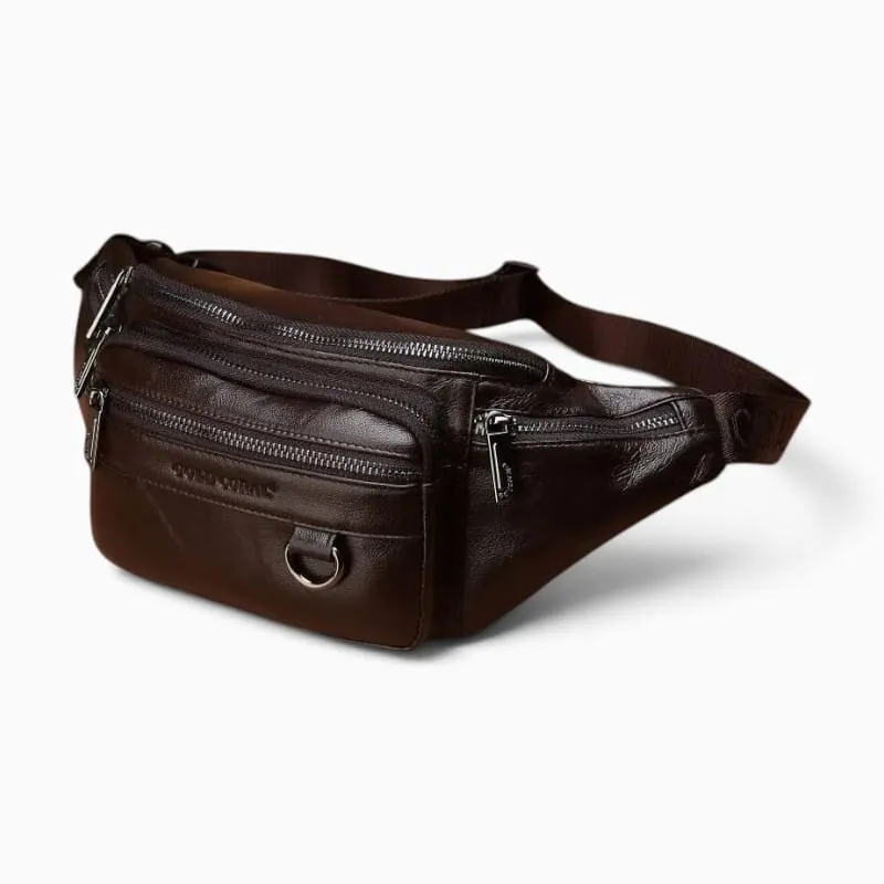 Sac Banane Sacoche Cuir à Bandoulière