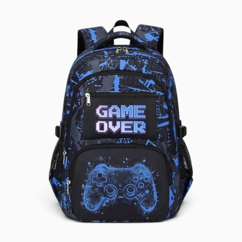 Cartable École avec Trousse et Sac à Déjeuner Assorti