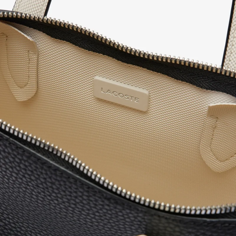 Lacoste Sac Cabas Anna Noir Farine