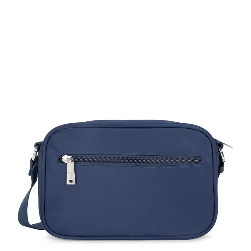 Lancaster Sac trotteur Zippé M Basic Vita Bleu Foncé