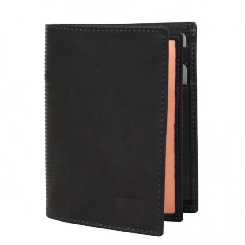 David William Portefeuille cuir Noir