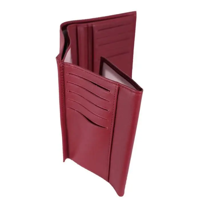 Francinel Portefeuille Cuir 3 Volets Venise 37 Rouge