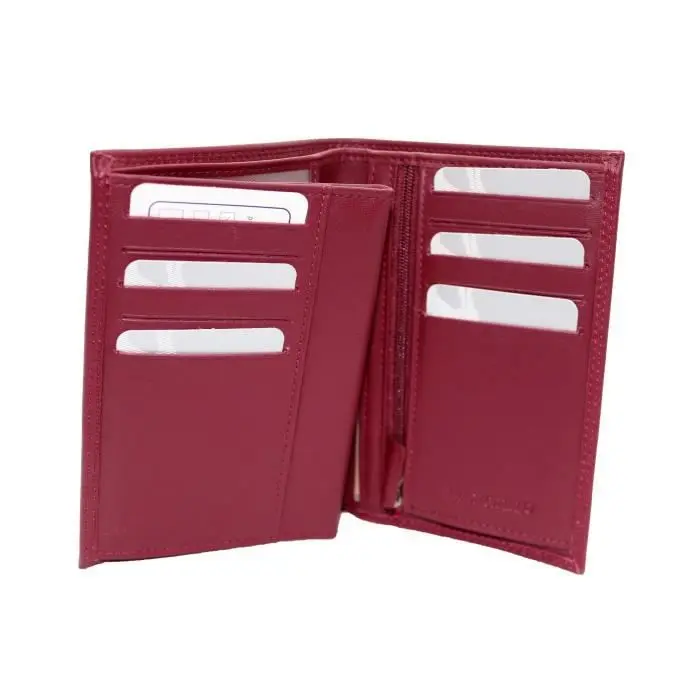 Francinel Portefeuille Cuir 3 Volets Venise 37 Rouge