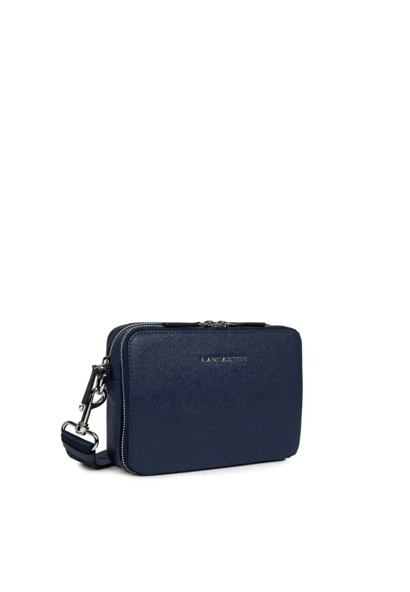 Lancaster Sacoche Double Zip S Paris Homme Bleu Foncé