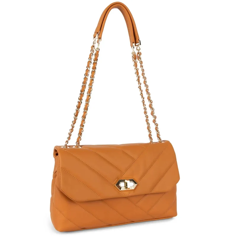Lancaster Sac Trotteur Matelassé Gold