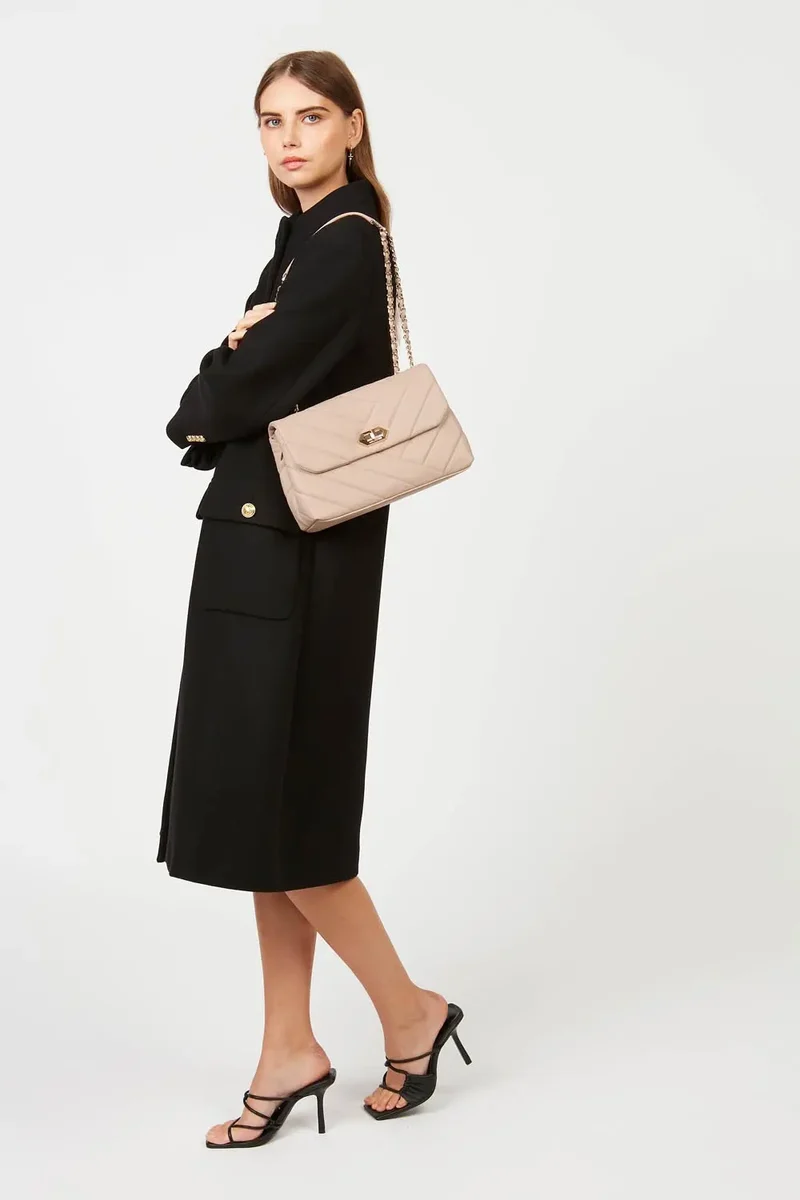 Lancaster Sac Trotteur Matelassé Gold