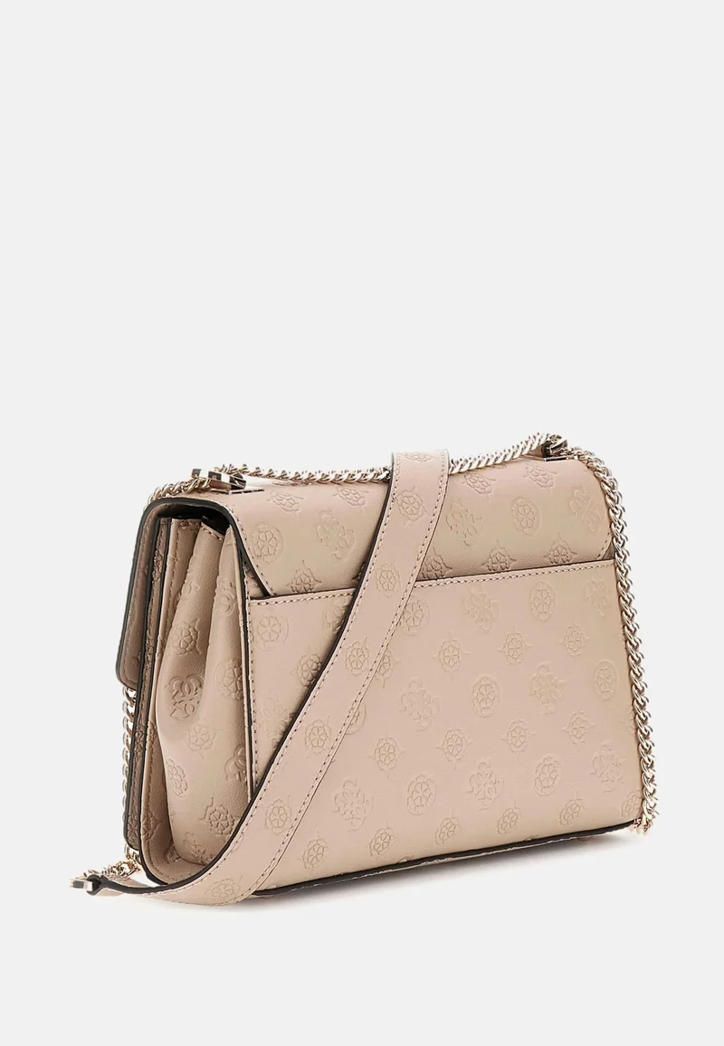 Guess Sac Bandoulière Zarela Luxury Satche Simply Taupe Logo
