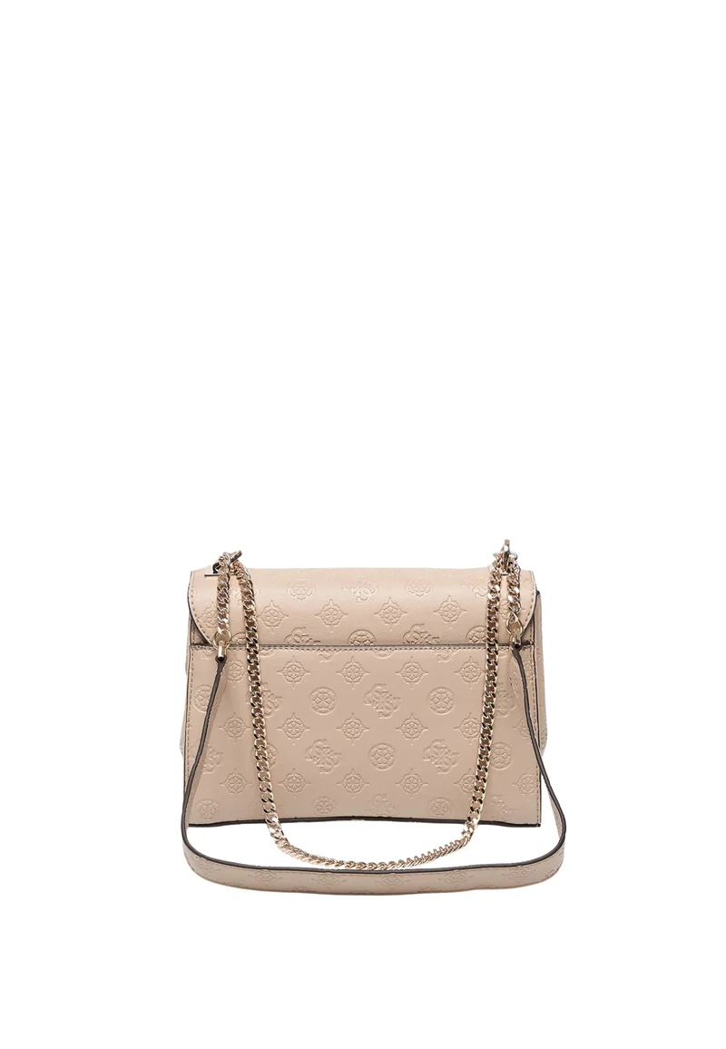 Guess Sac Bandoulière Zarela Luxury Satche Simply Taupe Logo