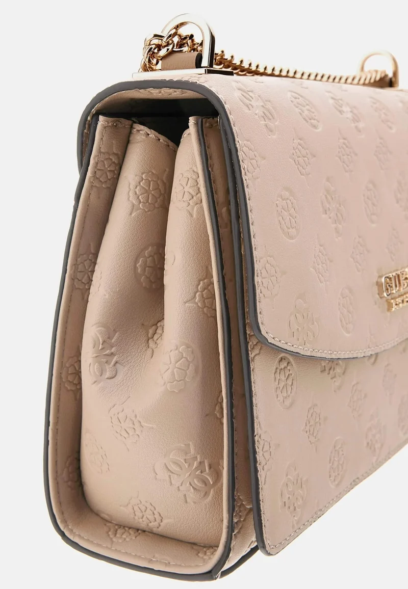 Guess Sac Bandoulière Zarela Luxury Satche Simply Taupe Logo