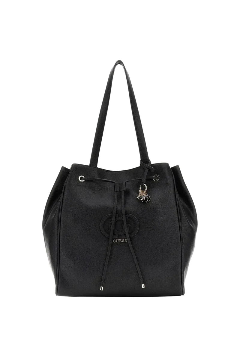 Guess Sacs à main Silvye Bucket Black