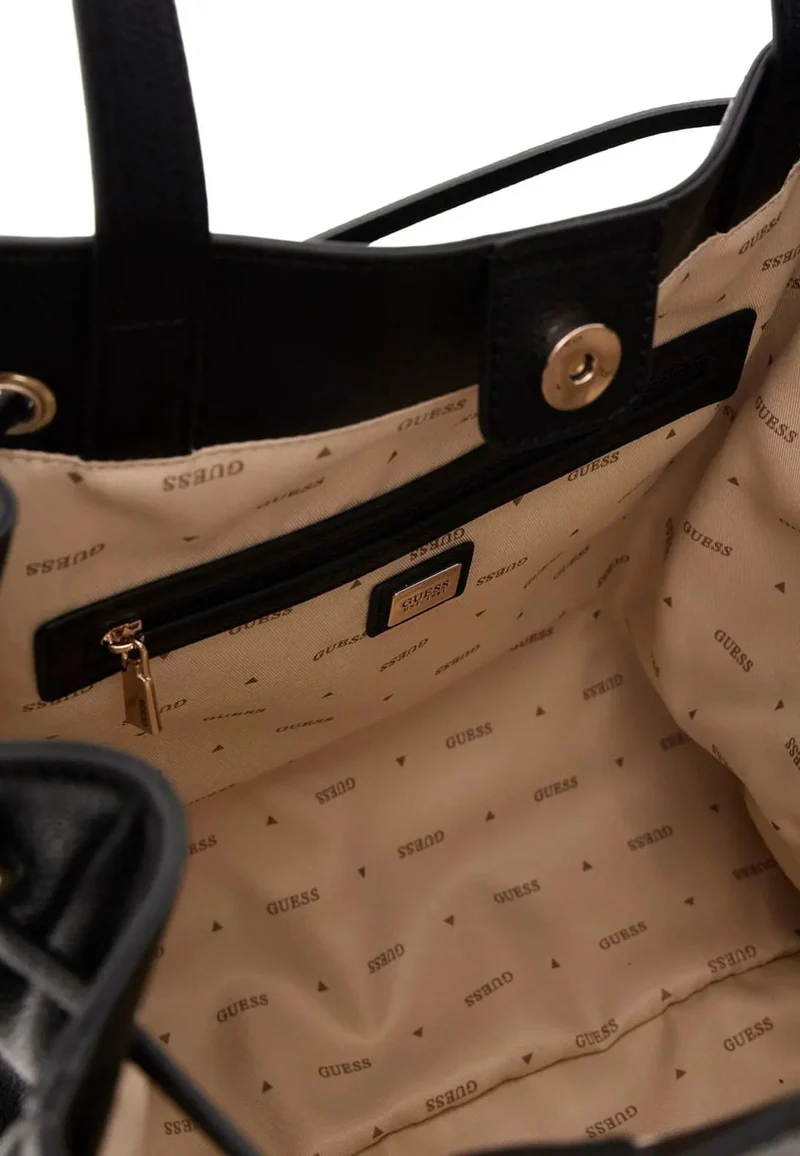 Guess Sacs à main Silvye Bucket Black