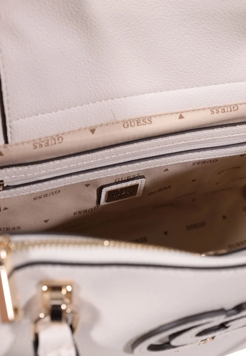 Guess Sacs à main Silvye Bucket Off White